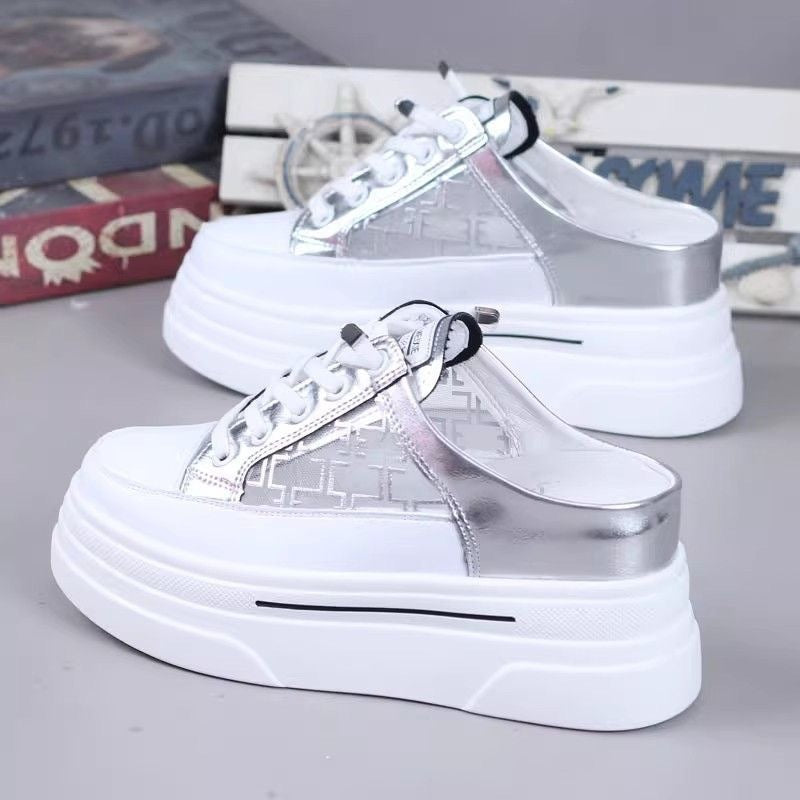 Damen Plateau Sneakers mit modischem Slingback-Design und atmungsaktiver Obermaterial Echo Archiv