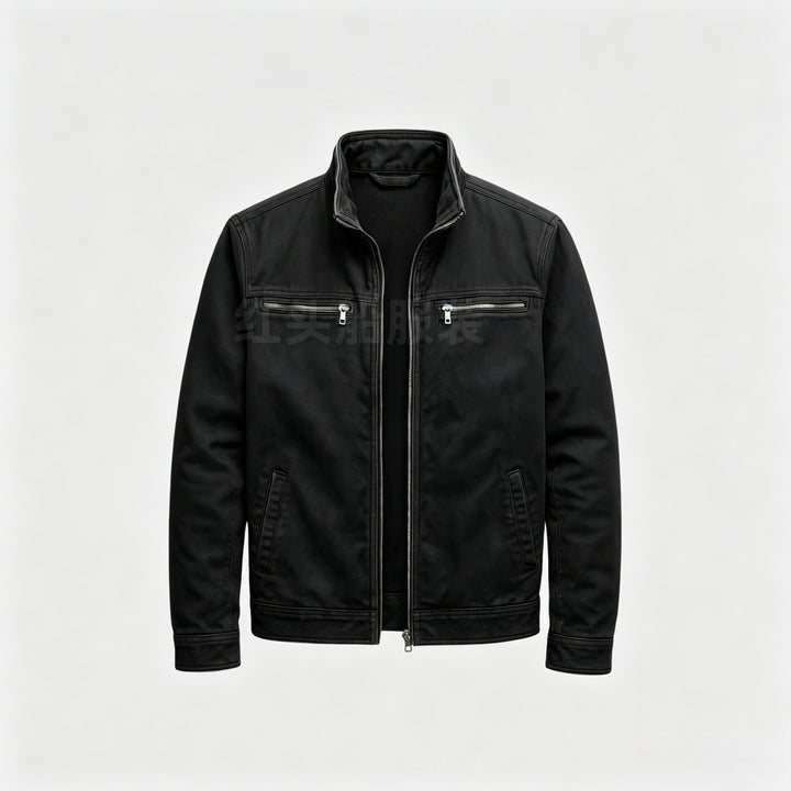 Herren Modische Übergangsjacke mit praktischen Taschen