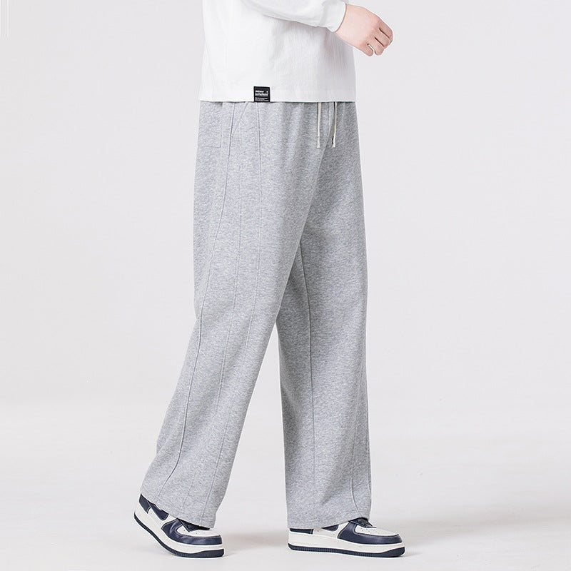 Herren Freizeit-Jogginghose im Oversize-Schnitt mit elastischem Kordelbund & markanter Seitennaht Echoarchiv
