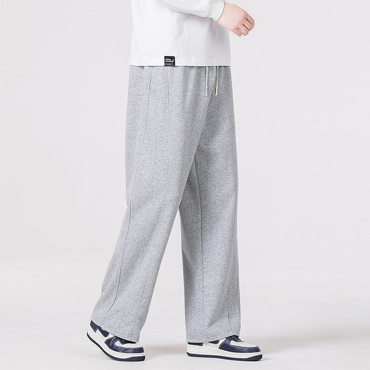 Herren Freizeit-Jogginghose im Oversize-Schnitt mit elastischem Kordelbund & markanter Seitennaht Echoarchiv