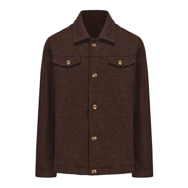 Herren Trendige Boucle-Jacke Echoarchiv