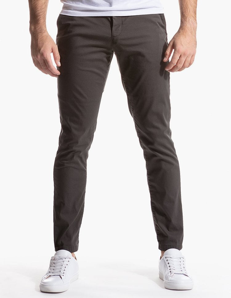 Herren Slim-Fit Chinohose aus atmungsaktivem Material Echoarchiv