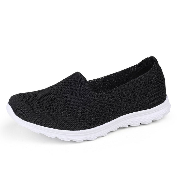 Damen nan nahtloser Komfort-Schlupfschuh mit elastischem Maschenobermaterial und gedämpfter Laufsohle Echo Archiv