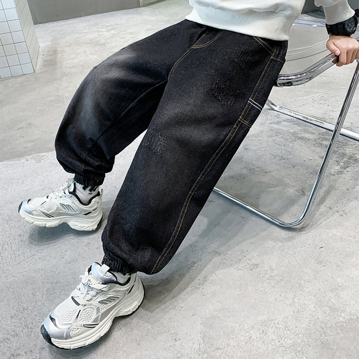 Unisex lässige Sweatpants mit elastischem Bund und tiefen Taschen Echo Archiv