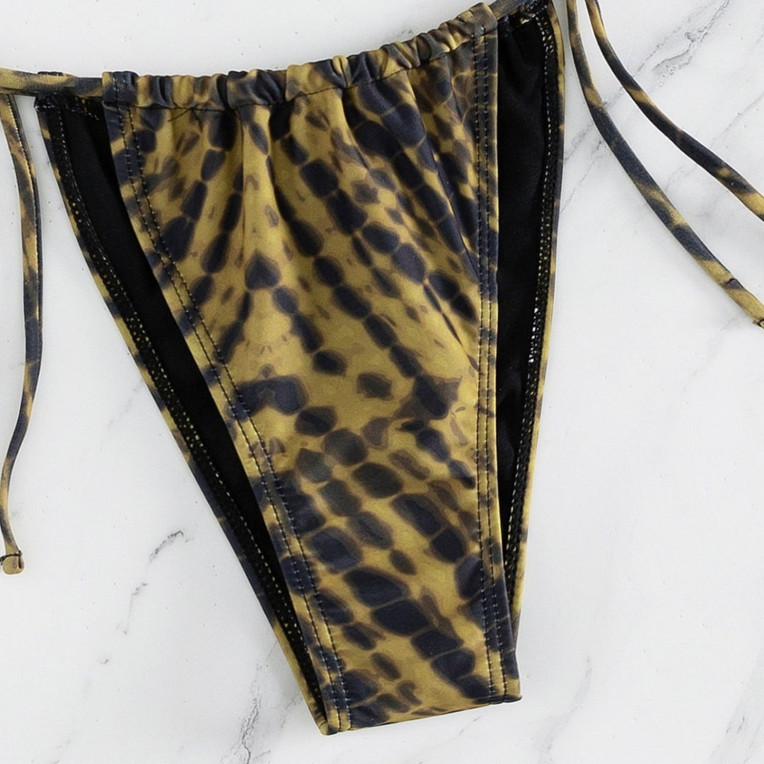 Damen Triangel-Bikini mit verstellbaren Schnürdetails Echo Archiv