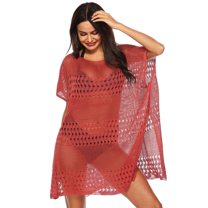 Damen eleganter Strandsarong mit filigranem Häkelmuster Echo Archiv