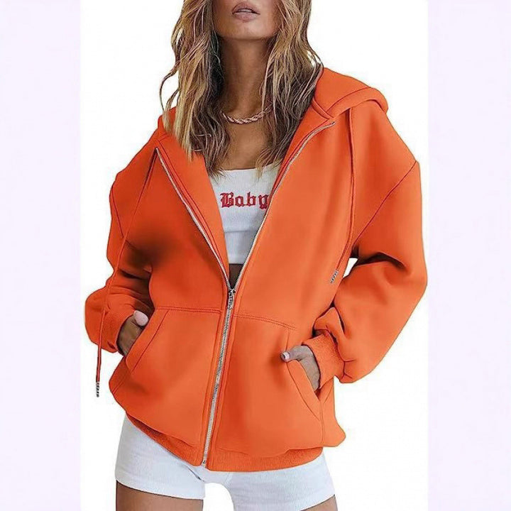 Damen Oversized Kapuzenjacke Echoarchiv