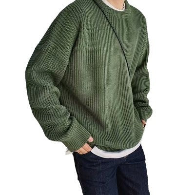 Damen Bequemer Oversized Strickpullover Echoarchiv