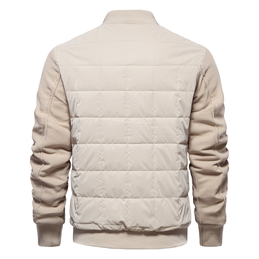 Herren Steppjacke mit sportlichen Details und praktischem Reißverschluss Echoarchiv