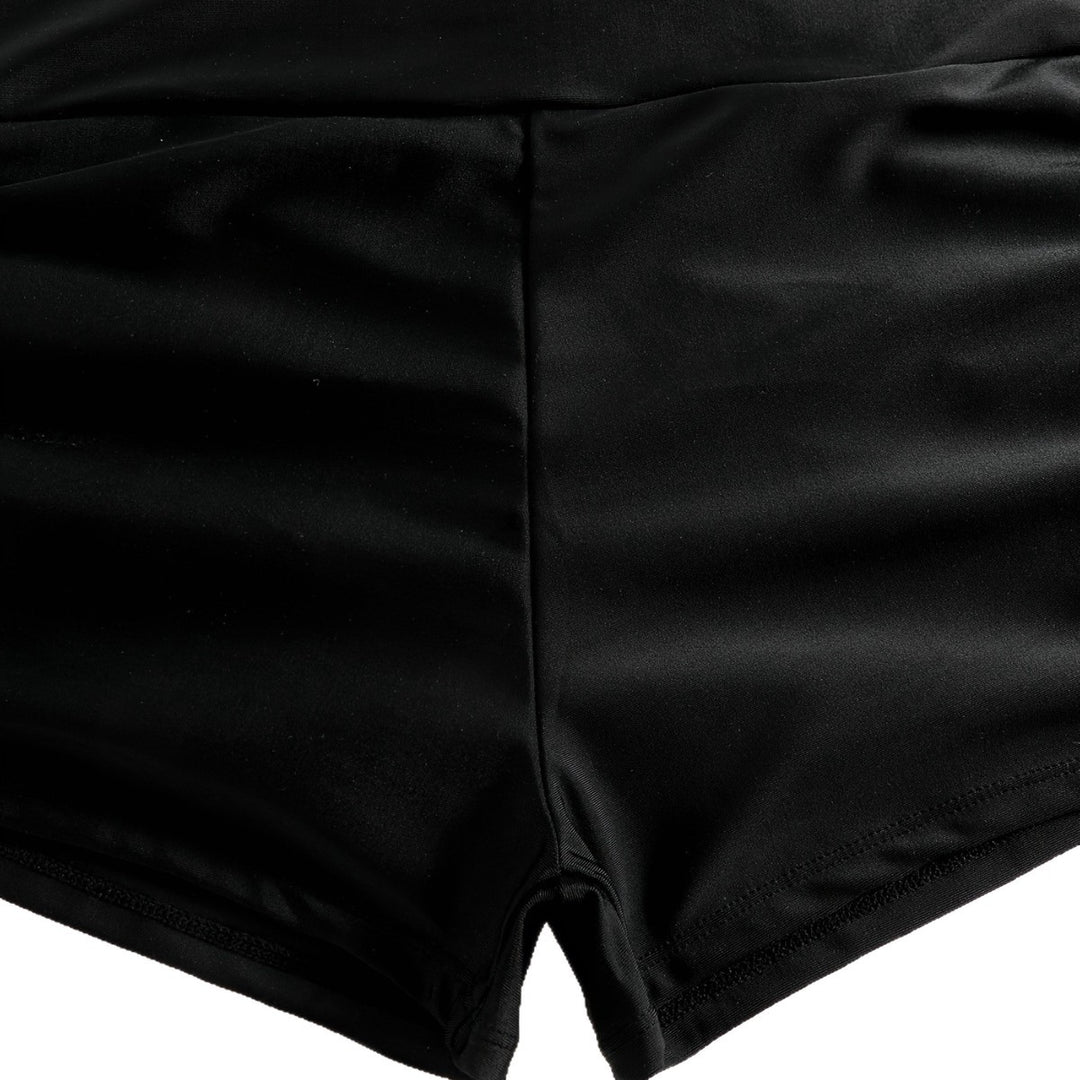 Damen Crop-Bikini Oberteil mit Rüschenbadeshorts Echo Archiv