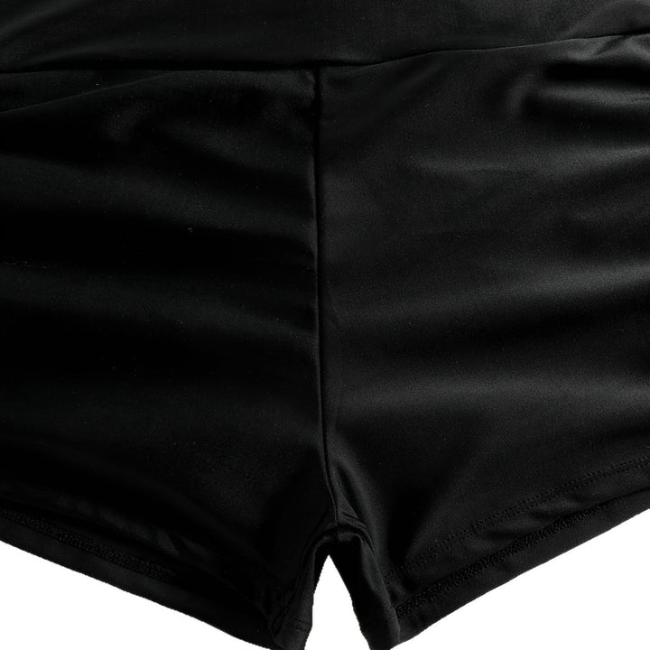 Damen Crop-Bikini Oberteil mit Rüschenbadeshorts Echo Archiv
