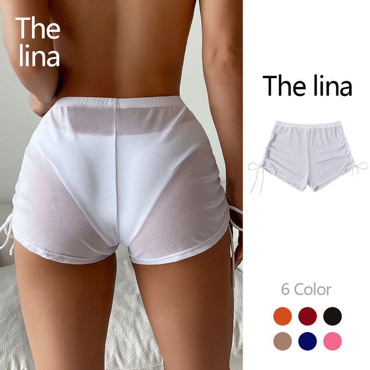Damen Bequeme Badeshorts mit Rüschendetails Echo Archiv