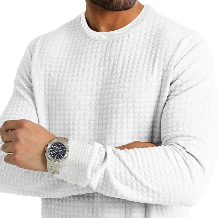 Herren Sweatshirt mit einzigartiger Waffelstruktur Echoarchiv