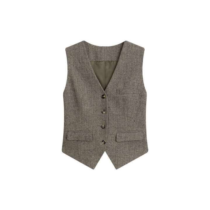 Damen Modischer Tweed Blazer Echoarchiv