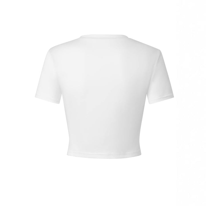 Damen Crop-T-Shirt mit festlichem Geburtstagsthema Echo Archiv