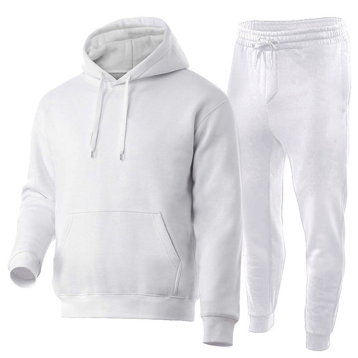 Unisex Premium-Sweatset mit doppelt vernähtem Hoodie, Kängurutasche und ergonomischer Tapered-Jogginghose Echo Archiv