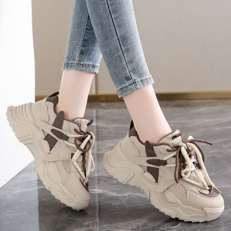 Damen Chunky Sneakers mit atmungsaktiver Mesh-Oberfläche und robustem Profil Echo Archiv
