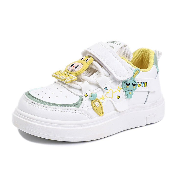 Damen Kindersneaker mit niedlichen Applikationen und praktischem Klettverschluss Echo Archiv