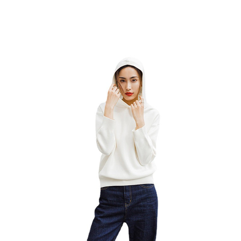 Damen Leichter Baumwoll-Mix Rundhals-Pullover mit minimalistischem Schnitt Echo Archiv