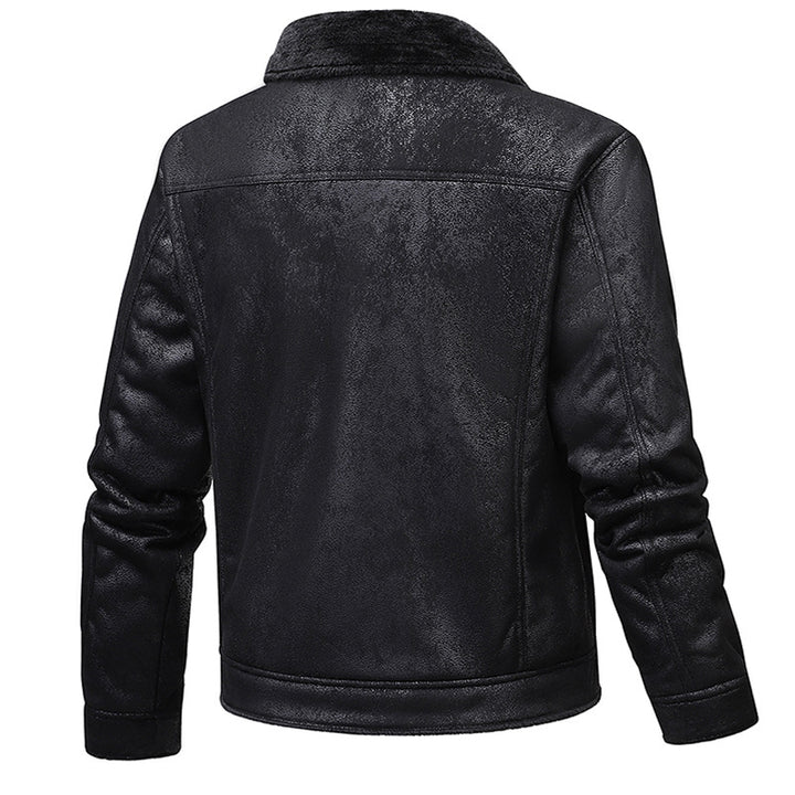 Herren modische Jacke mit gestepptem Design und Applikationen Echoarchiv