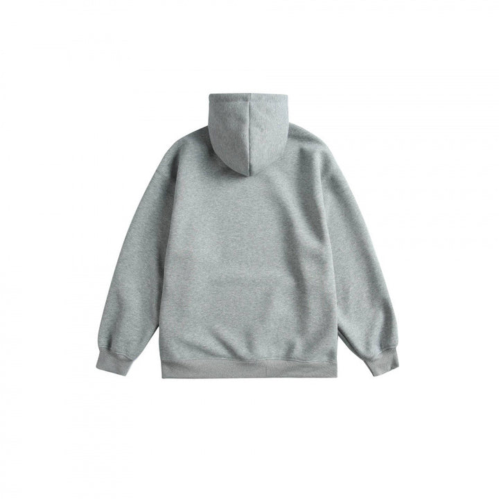 Unisex Oversize-Kapuzenpullover mit Kängurutasche, Logoprint und breitem Rippbund Echo Archiv