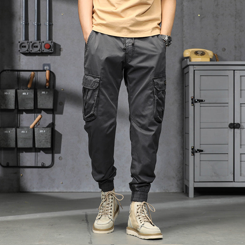 Herren Cargo-Joggerhose im Utility-Look mit elastischem Bund, Multifach‑Taschen und gerippten Knöcheln Echo Archiv