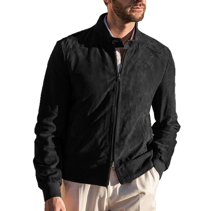 Herren luxuriöse Wildlederjacke Echoarchiv