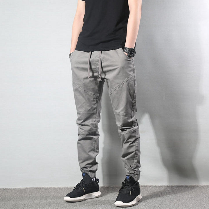 Herren Bequeme Cargo-Hose mit elastischem Bund – Bravaro