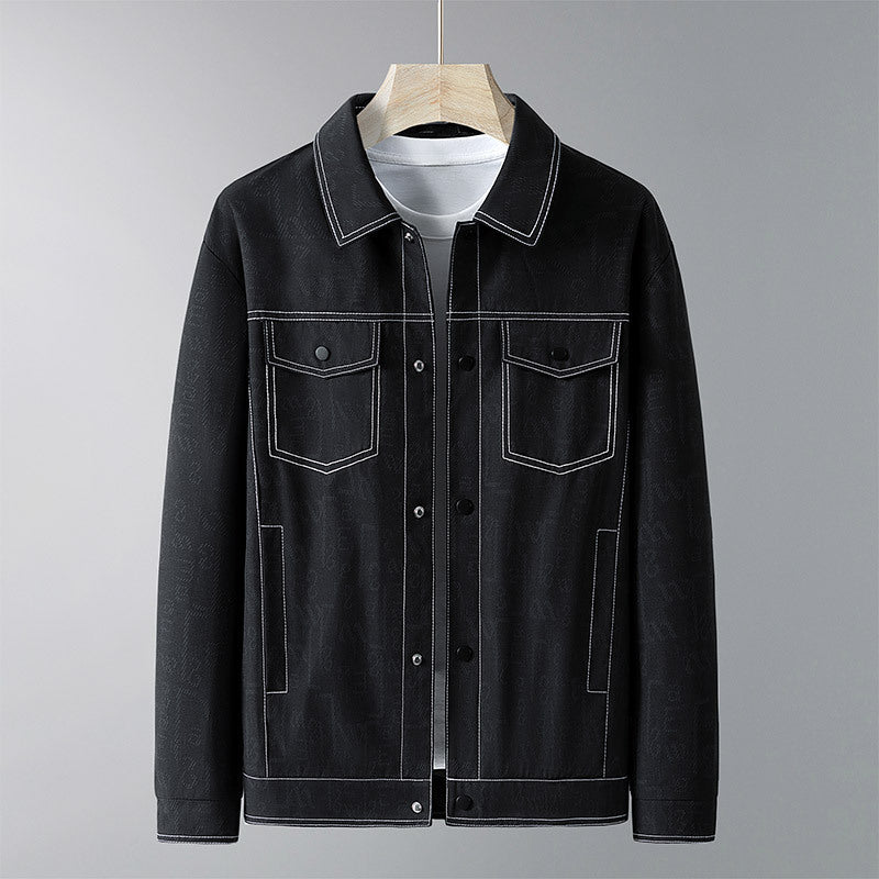 Herren Modische Denim Jacke Echo Archiv