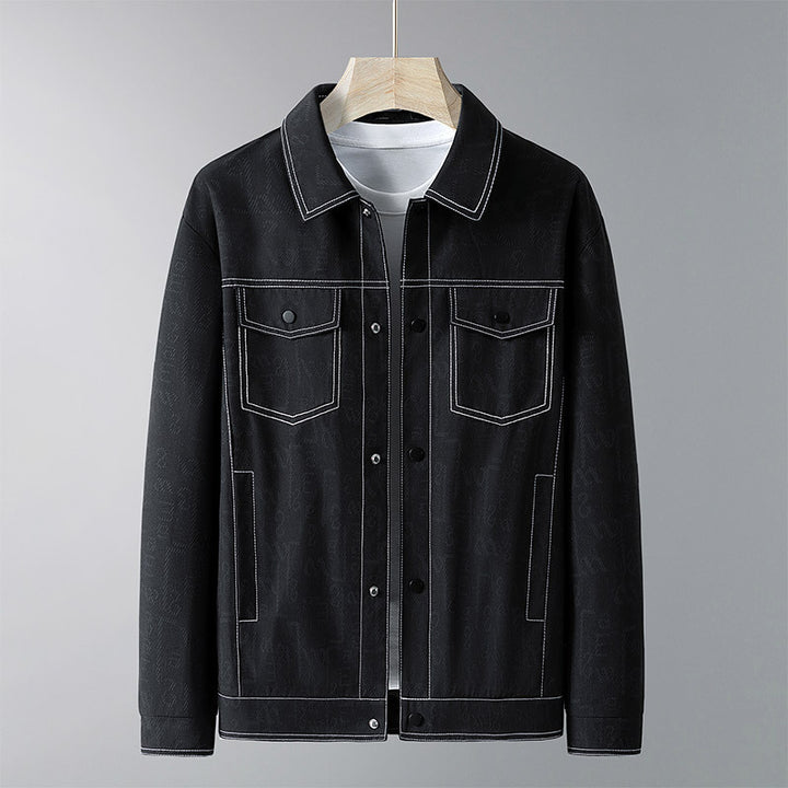 Herren Modische Denim Jacke Echo Archiv