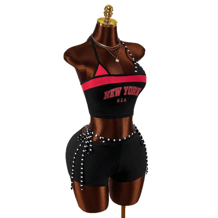 Damen Sportliches Oberteil mit Shorts Echo Archiv