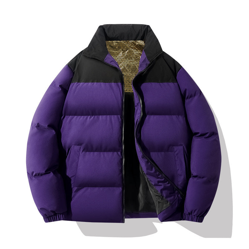 Herren isolierte Steppjacke mit hohem Kragen und praktischen Taschen Echoarchiv