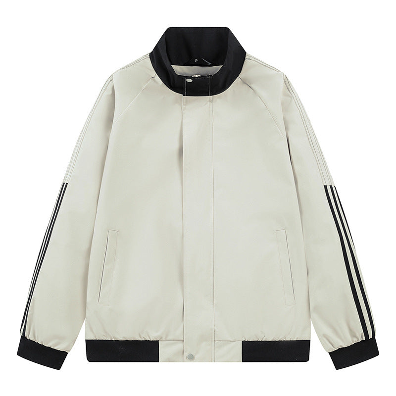 Herren Sportliche Übergangsjacke mit hohem Kragen Echo Archiv