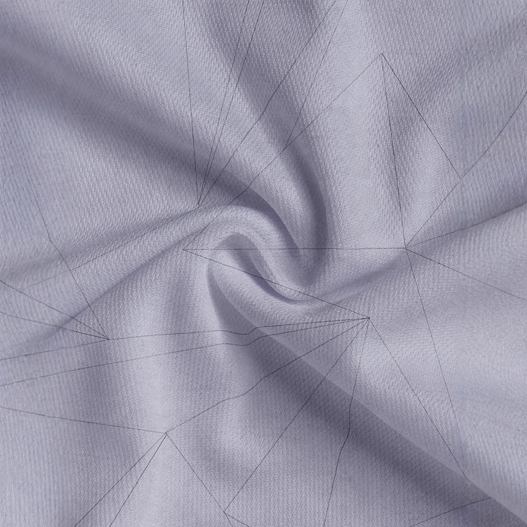 Herren Kurzarm Poloshirt mit modernem geometrischen Muster Echoarchiv