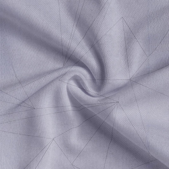 Herren Kurzarm Poloshirt mit modernem geometrischen Muster Echoarchiv