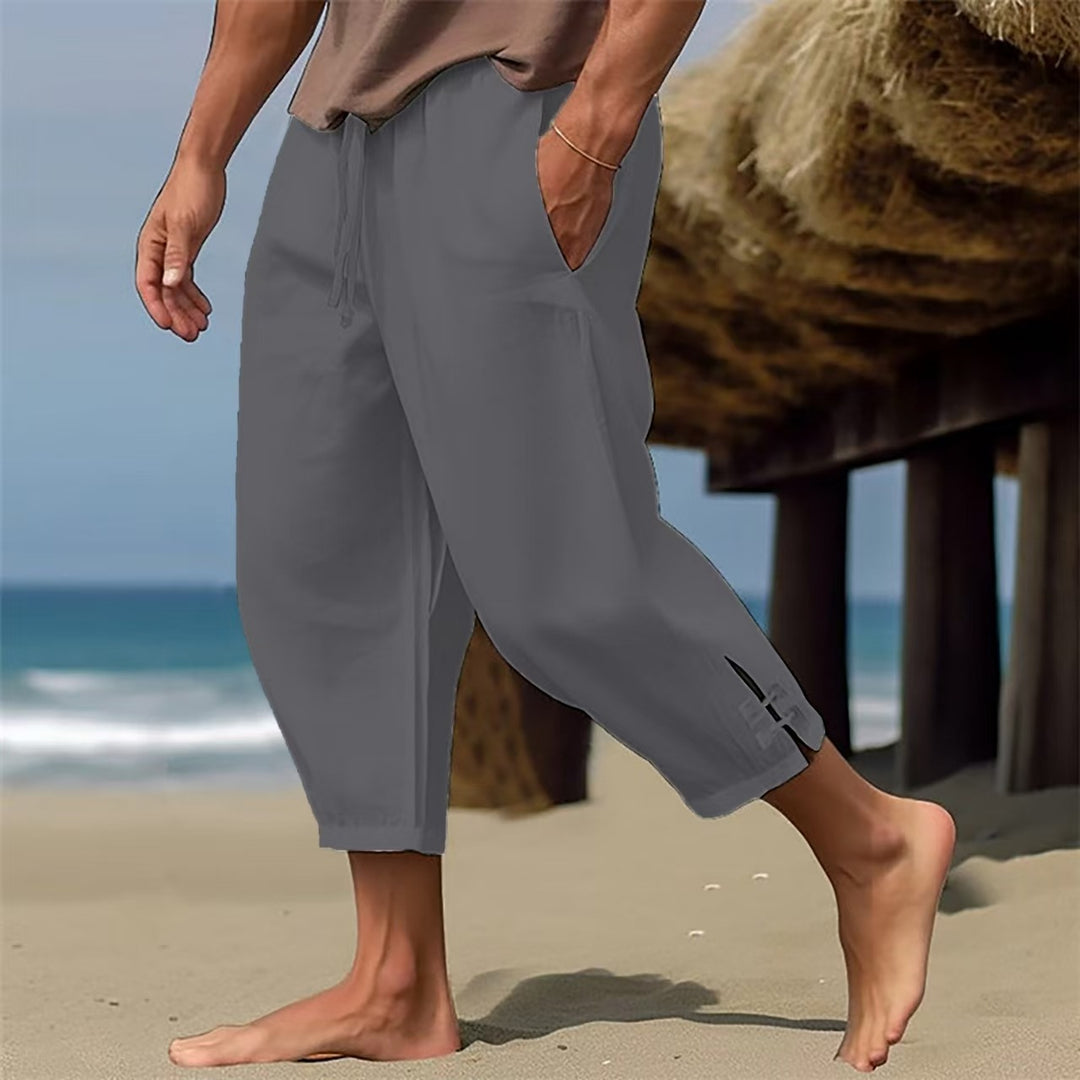 Herren luftige entspannte Strandhose Echoarchiv