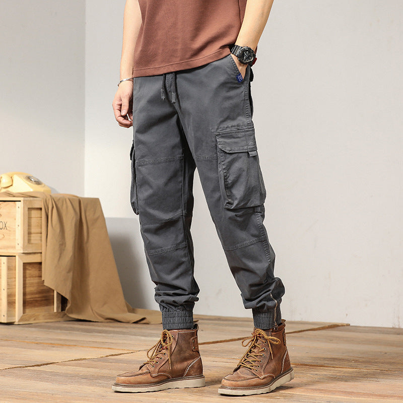 Herren Tapered-Cargo-Joggerhose mit verstärkten Kniepartien und elastischem Saum Echo Archiv