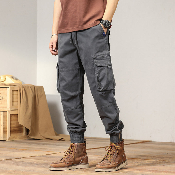 Herren Tapered-Cargo-Joggerhose mit verstärkten Kniepartien und elastischem Saum Echo Archiv
