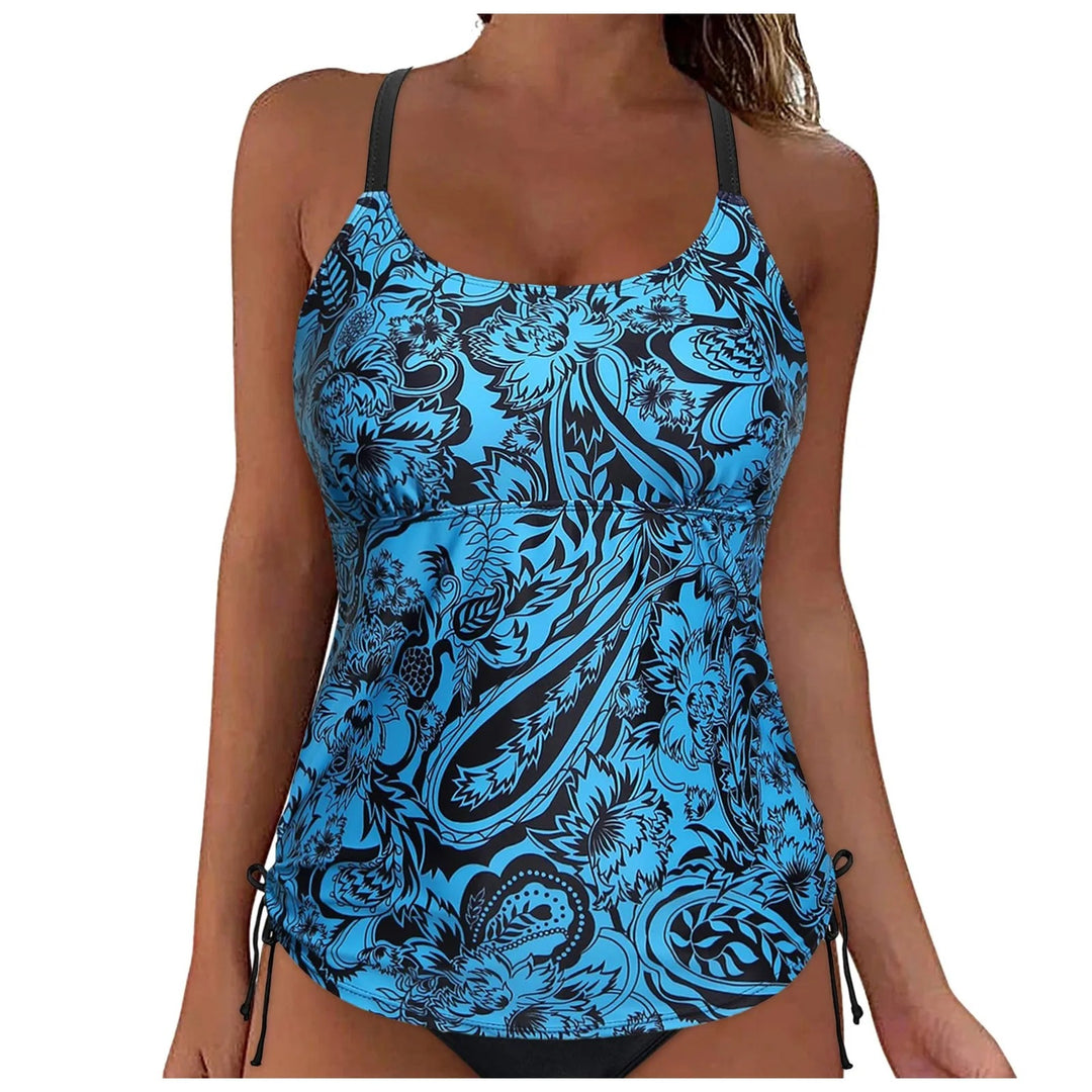 Damen lässiges Tankini-Oberteil mit Schnürung Echo Archiv