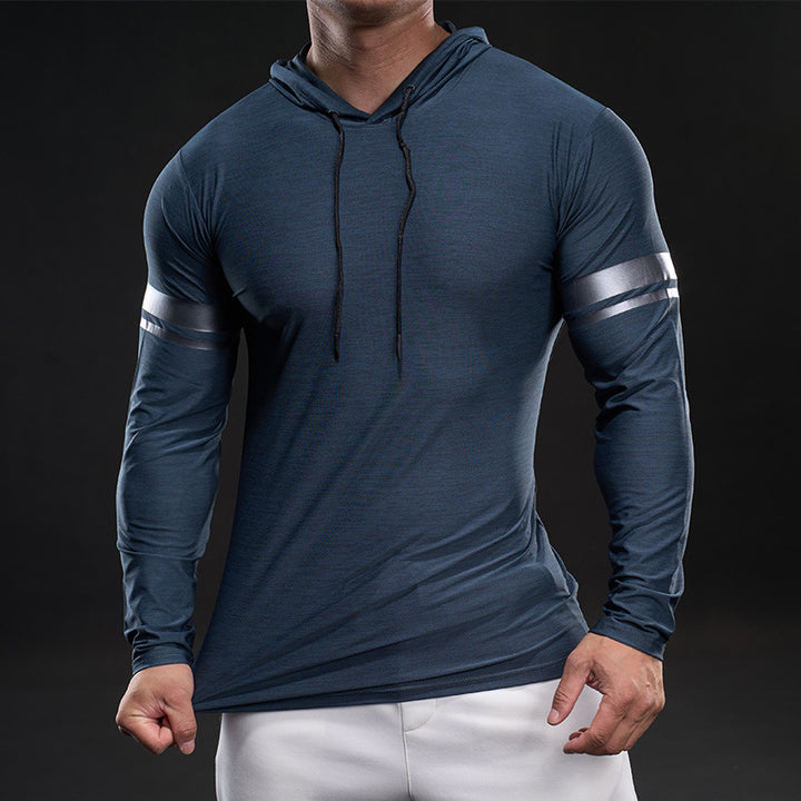 Herren sportliches Langarm-Hoodie-Shirt Echoarchiv