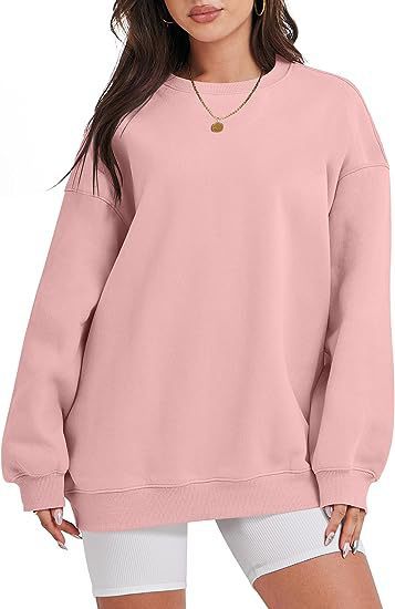 Damen nan extraweites Oversize-Sweatshirt mit überschnittener Schulter und angerautem Innenfutter Echo Archiv