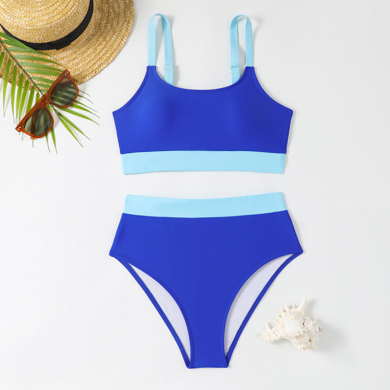 Damen Bikini-Set mit hohem Bund und sportlichem Schnitt Echo Archiv