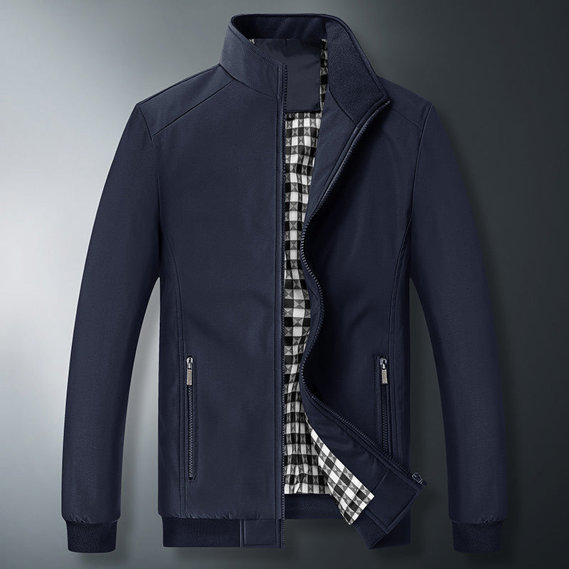 Herren Modische Windjacke mit hohem Kragen Echo Archiv