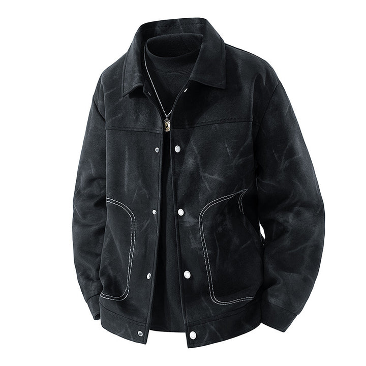 Herren Modische Jacke mit Teddyfellfutter – Taviero