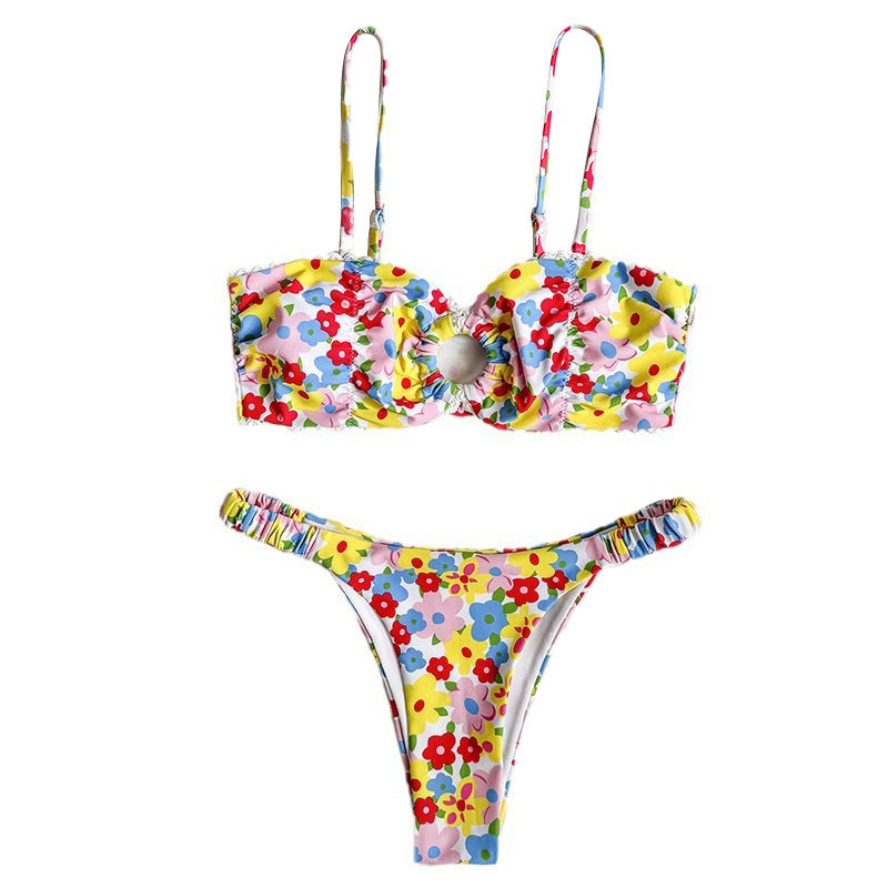 Damen Blumiger Bikini Echo Archiv