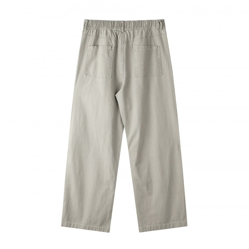 Damen Weite Highwaist-Culotte-Hose mit elastischem Bund und geradem Bein Echo Archiv
