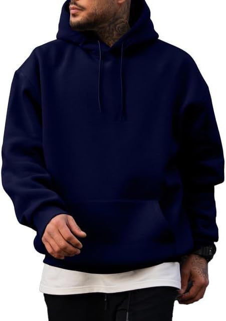 Herren Hoodie mit geräumiger Kapuze und Kängurutasche Echoarchiv