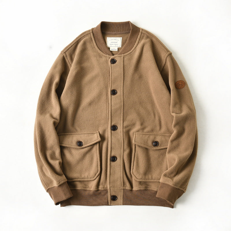 Herren Fleecejacke mit praktischen Taschen – Taviero