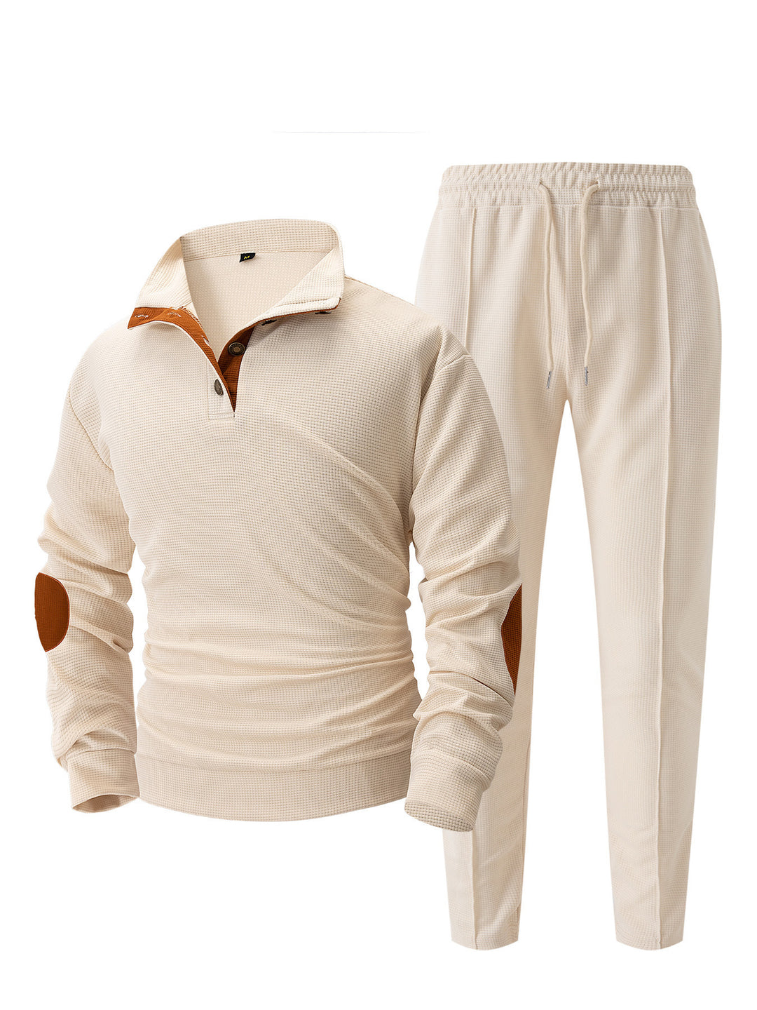 Herren sportliches Freizeit-Set mit innovativem Schnitt und modischen Knoten-Details Echoarchiv