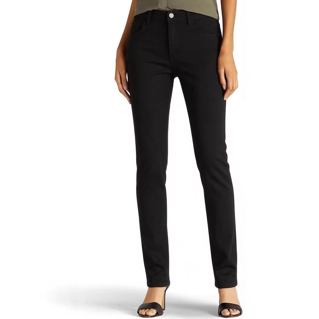 Damen nan hochgeschnittene Skinny-Jeans mit figurformendem Stretch und knöchellanger Passform Echo Archiv